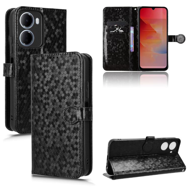 Honeycomb Dot Texture Leather Phone Case, For Redmi  Note 17 5G / 4G Global 171mm, For Redmi A7 Pro 171mm / Poco C85x 5G, For Redmi 15a 5G / R70 5G / R70m 5G, For Redmi Turbo 5 Max 5G / Poco X8 Pro Max 5G, For Redmi Note 15 5G / 4G 164mm / Poco M8 5G  ...