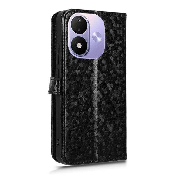 Honeycomb Dot Texture Leather Phone Case, For Redmi  Note 17 5G / 4G Global 171mm, For Redmi A7 Pro 171mm / Poco C85x 5G, For Redmi 15a 5G / R70 5G / R70m 5G, For Redmi Turbo 5 Max 5G / Poco X8 Pro Max 5G, For Redmi Note 15 5G / 4G 164mm / Poco M8 5G  ...