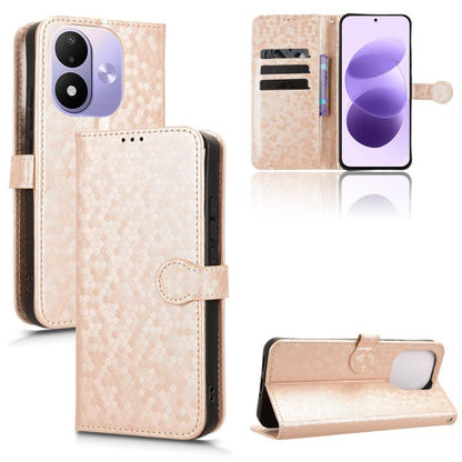 Honeycomb Dot Texture Leather Phone Case, For Redmi  Note 17 5G / 4G Global 171mm, For Redmi A7 Pro 171mm / Poco C85x 5G, For Redmi 15a 5G / R70 5G / R70m 5G, For Redmi Turbo 5 Max 5G / Poco X8 Pro Max 5G, For Redmi Note 15 5G / 4G 164mm / Poco M8 5G  ...