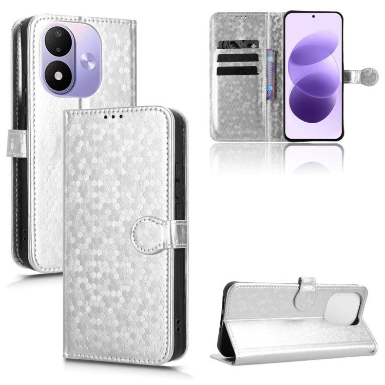 Honeycomb Dot Texture Leather Phone Case, For Redmi  Note 17 5G / 4G Global 171mm, For Redmi A7 Pro 171mm / Poco C85x 5G, For Redmi 15a 5G / R70 5G / R70m 5G, For Redmi Turbo 5 Max 5G / Poco X8 Pro Max 5G, For Redmi Note 15 5G / 4G 164mm / Poco M8 5G  ...