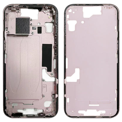 For iPhone 15 Middle Frame Bezel Plate with Side Keys + Card Tray, CE EU Version, US Version, China Version