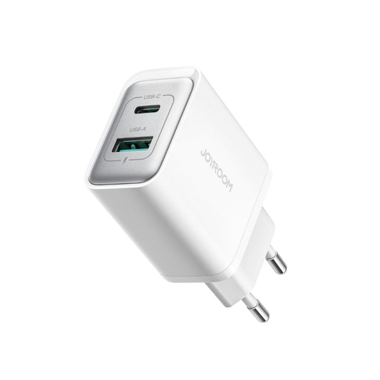 JOYROOM JR-TCF15 30W USB+USB-C / Type-C Fast Charger, EU Plug, UK Plug