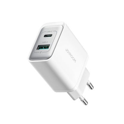 JOYROOM JR-TCF15 30W USB+USB-C / Type-C Fast Charger, EU Plug