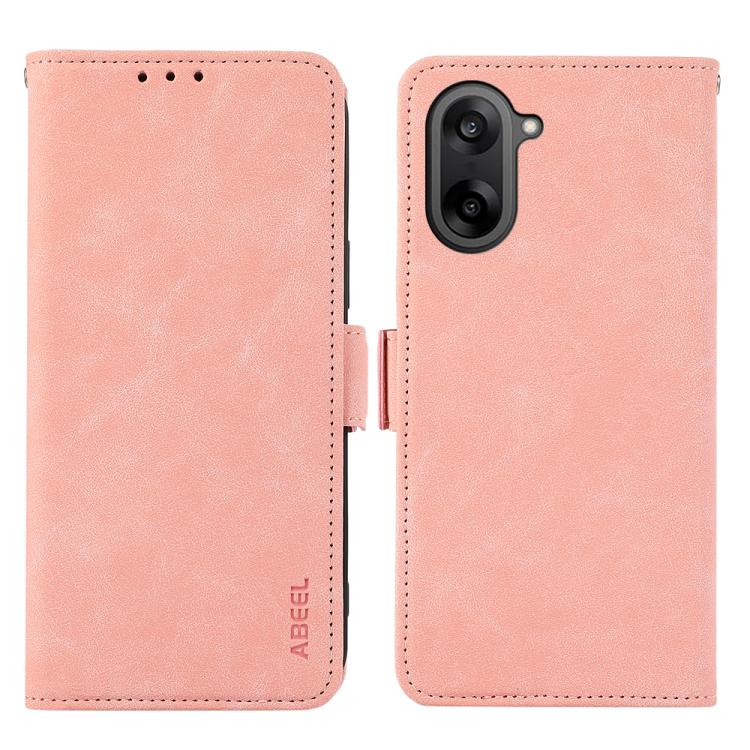 ABEEL Frosted Magnetic RFID Leather Phone Case