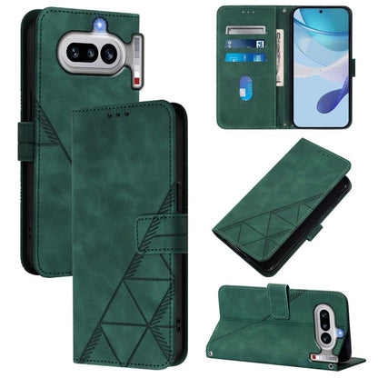 Crossbody 3D Embossed Flip Leather Phone Case, For Nothing Phone 4a Pro, For Nothing Phone 4a, For Nothing CMF Phone 1