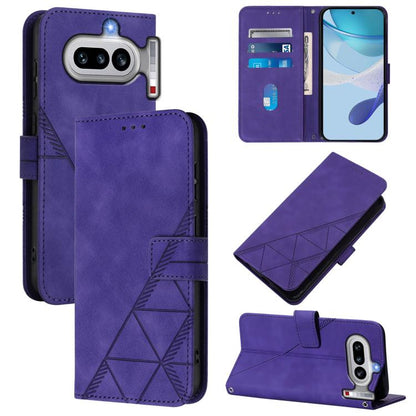 Crossbody 3D Embossed Flip Leather Phone Case, For Nothing Phone 4a Pro, For Nothing Phone 4a, For Nothing CMF Phone 1