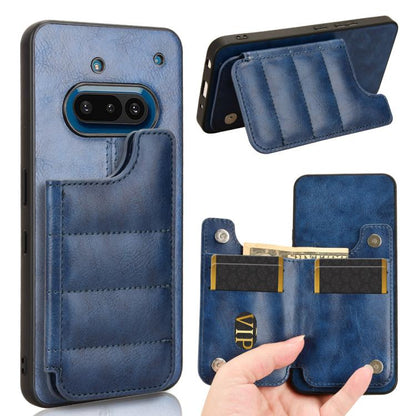 Cow Pattern Sewing Card Bag Phone Case, For Nothing Phone 3a Lite, For Nothing Phone 3a, For Nothing Phone 3a Pro, For Nothing CMF Phone 1