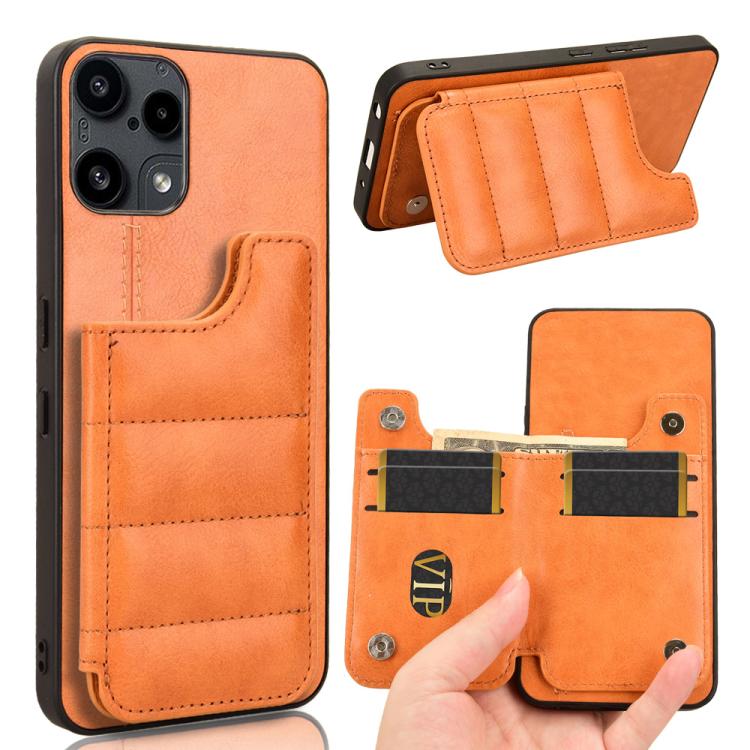 Cow Pattern Sewing Card Bag Phone Case, For Nothing Phone 3a Lite, For Nothing Phone 3a, For Nothing Phone 3a Pro, For Nothing CMF Phone 1