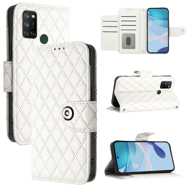 Rhombic Texture Flip Leather Phone Case with Lanyard, For Realme 14 5G Global / P3 5G India, For Realme 14 Pro+ 5G, For Realme 14 Pro 5G, For Realme GT 7 Pro 5G, For Realme 13 Pro / 13 Pro+ 5G, For Realme GT 6 5G Global, For Realme GT 6T 5G Global     ...
