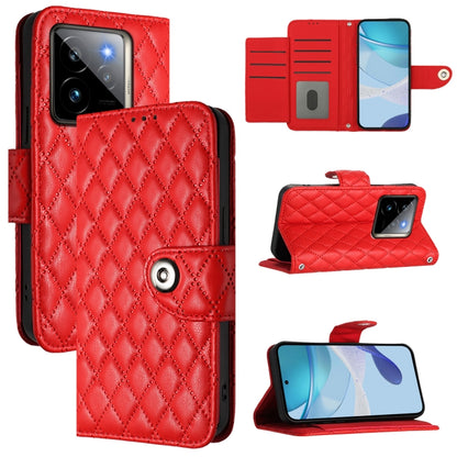 Rhombic Texture Flip Leather Phone Case with Lanyard, For Realme 14 5G Global / P3 5G India, For Realme 14 Pro+ 5G, For Realme 14 Pro 5G, For Realme GT 7 Pro 5G, For Realme 13 Pro / 13 Pro+ 5G, For Realme GT 6 5G Global, For Realme GT 6T 5G Global     ...