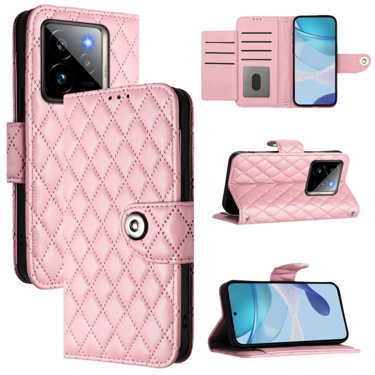 Rhombic Texture Flip Leather Phone Case with Lanyard, For Realme 14 5G Global / P3 5G India, For Realme 14 Pro+ 5G, For Realme 14 Pro 5G, For Realme GT 7 Pro 5G, For Realme 13 Pro / 13 Pro+ 5G, For Realme GT 6 5G Global, For Realme GT 6T 5G Global     ...