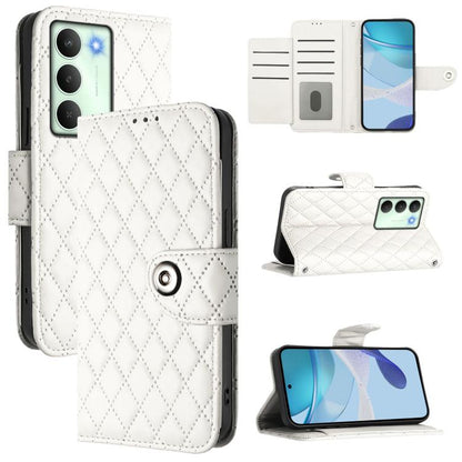 Rhombic Texture Flip Leather Phone Case with Lanyard, For Realme 16T 5G Global, For Realme C100 5G / C85 5G Global, For Realme 16 Pro+ 5G Global, For Realme 16 Pro 5G Global, For Realme P4x 5G / OnePlus Nord CE6 Lite, For Realme Note 70 4G / 70T 4G    ...