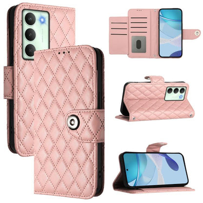 Rhombic Texture Flip Leather Phone Case with Lanyard, For Realme 16T 5G Global, For Realme C100 5G / C85 5G Global, For Realme 16 Pro+ 5G Global, For Realme 16 Pro 5G Global, For Realme P4x 5G / OnePlus Nord CE6 Lite, For Realme Note 70 4G / 70T 4G    ...