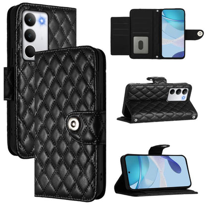 Rhombic Texture Flip Leather Phone Case with Lanyard, For Realme 16T 5G Global, For Realme C100 5G / C85 5G Global, For Realme 16 Pro+ 5G Global, For Realme 16 Pro 5G Global, For Realme P4x 5G / OnePlus Nord CE6 Lite, For Realme Note 70 4G / 70T 4G    ...