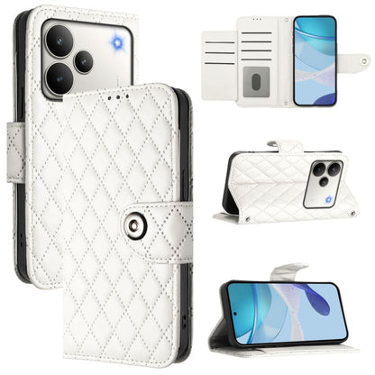 Rhombic Texture Flip Leather Phone Case with Lanyard, For Realme 16T 5G Global, For Realme C100 5G / C85 5G Global, For Realme 16 Pro+ 5G Global, For Realme 16 Pro 5G Global, For Realme P4x 5G / OnePlus Nord CE6 Lite, For Realme Note 70 4G / 70T 4G    ...