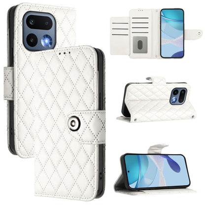 Rhombic Texture Flip Leather Phone Case with Lanyard, For Realme 16T 5G Global, For Realme C100 5G / C85 5G Global, For Realme 16 Pro+ 5G Global, For Realme 16 Pro 5G Global, For Realme P4x 5G / OnePlus Nord CE6 Lite, For Realme Note 70 4G / 70T 4G    ...