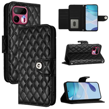 Rhombic Texture Flip Leather Phone Case with Lanyard, For Realme 16T 5G Global, For Realme C100 5G / C85 5G Global, For Realme 16 Pro+ 5G Global, For Realme 16 Pro 5G Global, For Realme P4x 5G / OnePlus Nord CE6 Lite, For Realme Note 70 4G / 70T 4G    ...