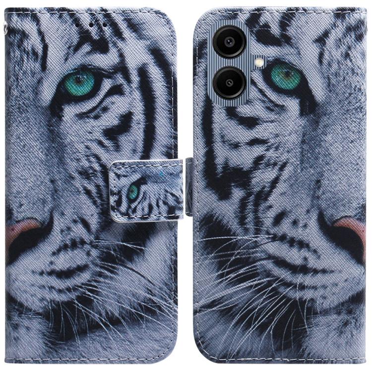 Coloured Drawing Flip Leather Phone Case, For Galaxy A57 5G, For Galaxy A37 5G / A36 5G, For Galaxy A27 5G, For Galaxy A07 4G / A06 4G / 5G, For Galaxy A36 5G / A56 5G, For Galaxy A26 5G, For Galaxy A16 5G