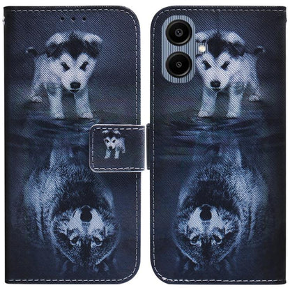 Coloured Drawing Flip Leather Phone Case, For Galaxy A57 5G, For Galaxy A37 5G / A36 5G, For Galaxy A27 5G, For Galaxy A07 4G / A06 4G / 5G, For Galaxy A36 5G / A56 5G, For Galaxy A26 5G, For Galaxy A16 5G