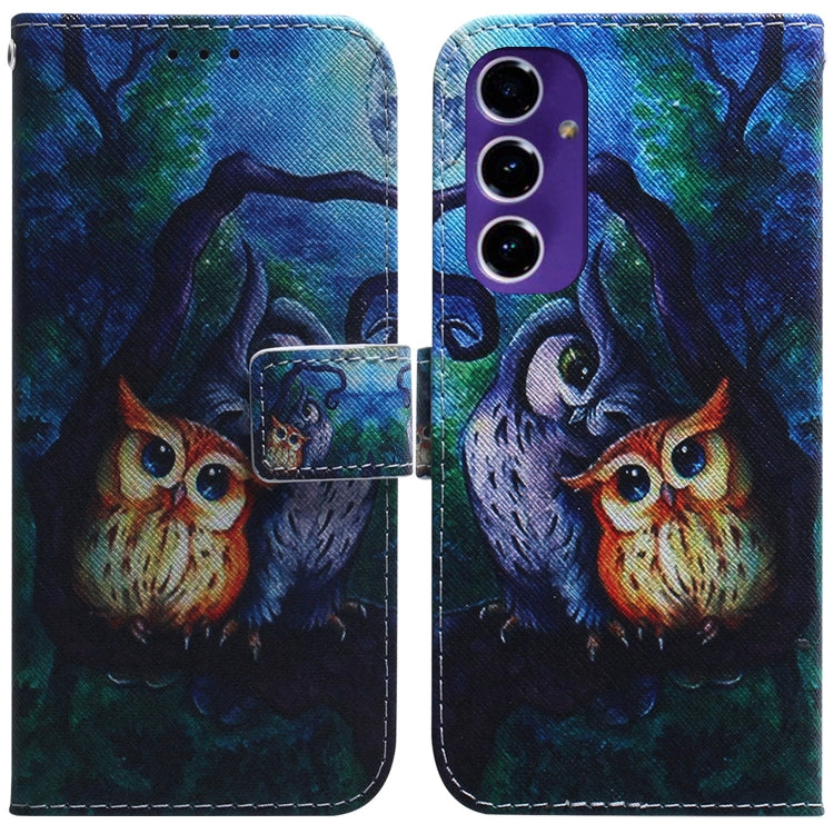 Coloured Drawing Flip Leather Phone Case, For Galaxy A57 5G, For Galaxy A37 5G / A36 5G, For Galaxy A27 5G, For Galaxy A07 4G / A06 4G / 5G, For Galaxy A36 5G / A56 5G, For Galaxy A26 5G, For Galaxy A16 5G
