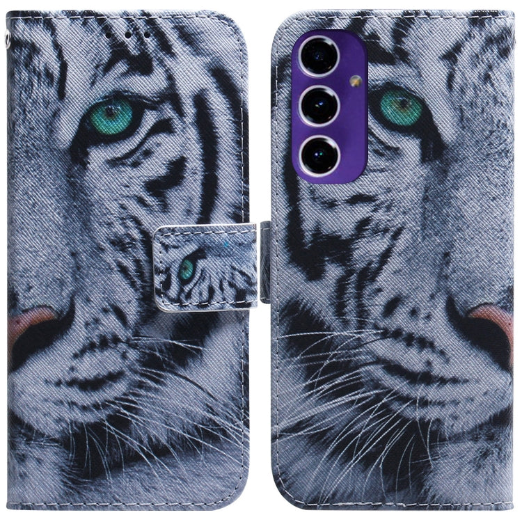 Coloured Drawing Flip Leather Phone Case, For Galaxy A57 5G, For Galaxy A37 5G / A36 5G, For Galaxy A27 5G, For Galaxy A07 4G / A06 4G / 5G, For Galaxy A36 5G / A56 5G, For Galaxy A26 5G, For Galaxy A16 5G
