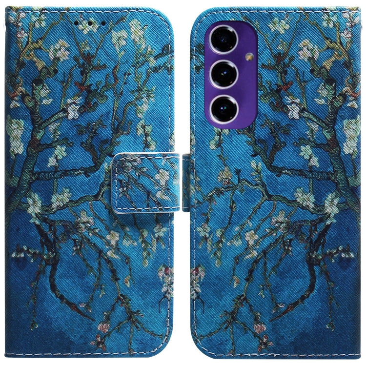 Coloured Drawing Flip Leather Phone Case, For Galaxy A57 5G, For Galaxy A37 5G / A36 5G, For Galaxy A27 5G, For Galaxy A07 4G / A06 4G / 5G, For Galaxy A36 5G / A56 5G, For Galaxy A26 5G, For Galaxy A16 5G