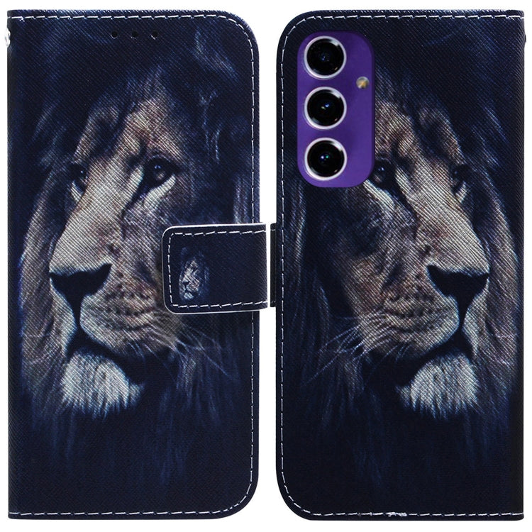 Coloured Drawing Flip Leather Phone Case, For Galaxy A57 5G, For Galaxy A37 5G / A36 5G, For Galaxy A27 5G, For Galaxy A07 4G / A06 4G / 5G, For Galaxy A36 5G / A56 5G, For Galaxy A26 5G, For Galaxy A16 5G