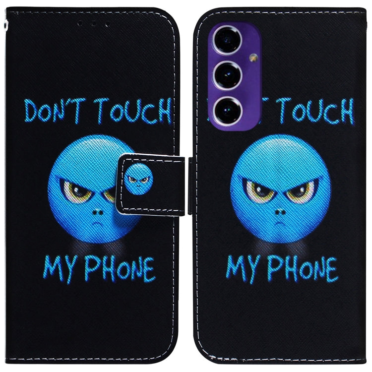 Coloured Drawing Flip Leather Phone Case, For Galaxy A57 5G, For Galaxy A37 5G / A36 5G, For Galaxy A27 5G, For Galaxy A07 4G / A06 4G / 5G, For Galaxy A36 5G / A56 5G, For Galaxy A26 5G, For Galaxy A16 5G