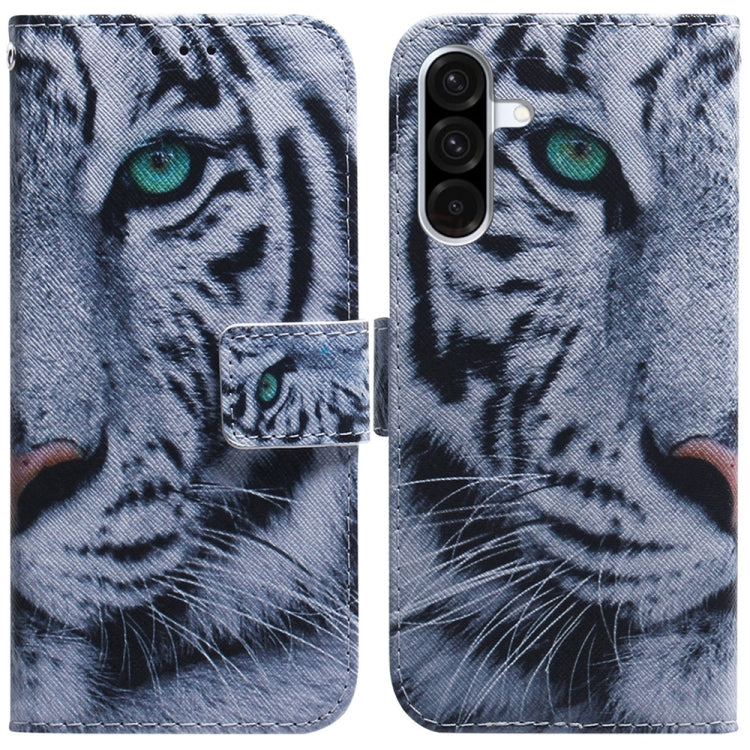 Coloured Drawing Flip Leather Phone Case, For Galaxy A57 5G, For Galaxy A37 5G / A36 5G, For Galaxy A27 5G, For Galaxy A07 4G / A06 4G / 5G, For Galaxy A36 5G / A56 5G, For Galaxy A26 5G, For Galaxy A16 5G