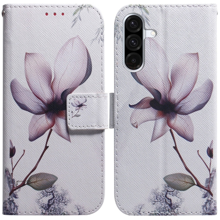 Coloured Drawing Flip Leather Phone Case, For Galaxy A57 5G, For Galaxy A37 5G / A36 5G, For Galaxy A27 5G, For Galaxy A07 4G / A06 4G / 5G, For Galaxy A36 5G / A56 5G, For Galaxy A26 5G, For Galaxy A16 5G