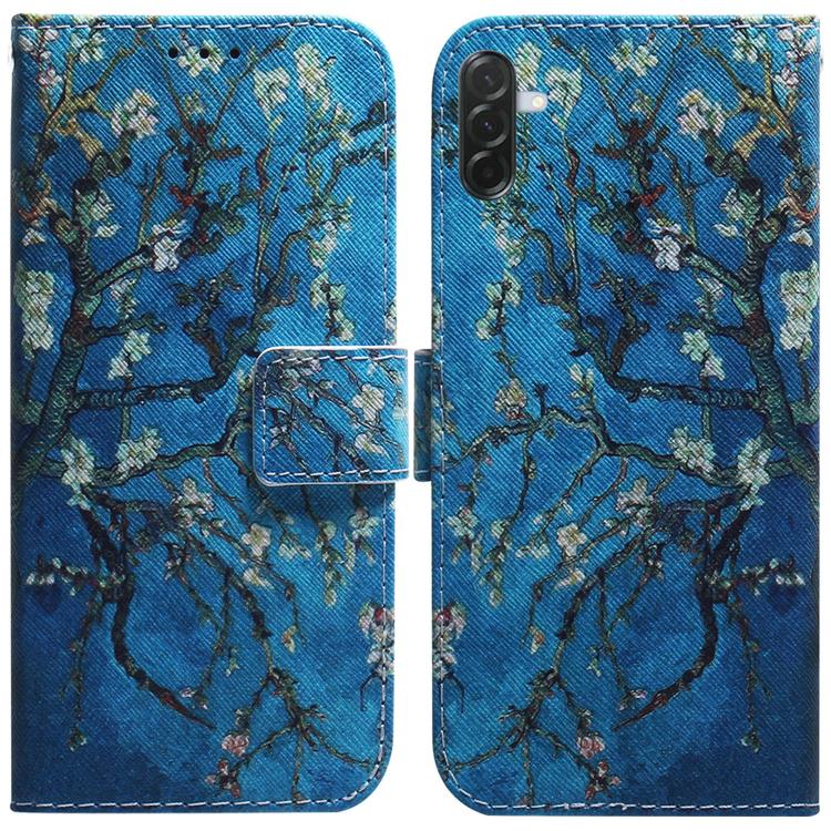 Coloured Drawing Flip Leather Phone Case, For Galaxy A57 5G, For Galaxy A37 5G / A36 5G, For Galaxy A27 5G, For Galaxy A07 4G / A06 4G / 5G, For Galaxy A36 5G / A56 5G, For Galaxy A26 5G, For Galaxy A16 5G