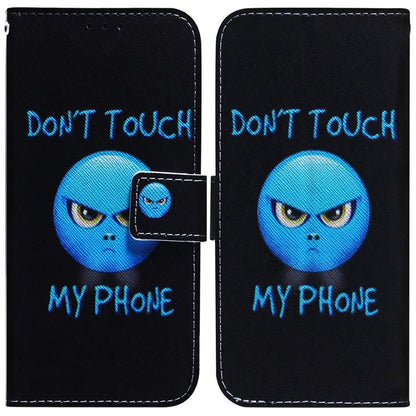 Coloured Drawing Flip Leather Phone Case, For Galaxy A57 5G, For Galaxy A37 5G / A36 5G, For Galaxy A27 5G, For Galaxy A07 4G / A06 4G / 5G, For Galaxy A36 5G / A56 5G, For Galaxy A26 5G, For Galaxy A16 5G