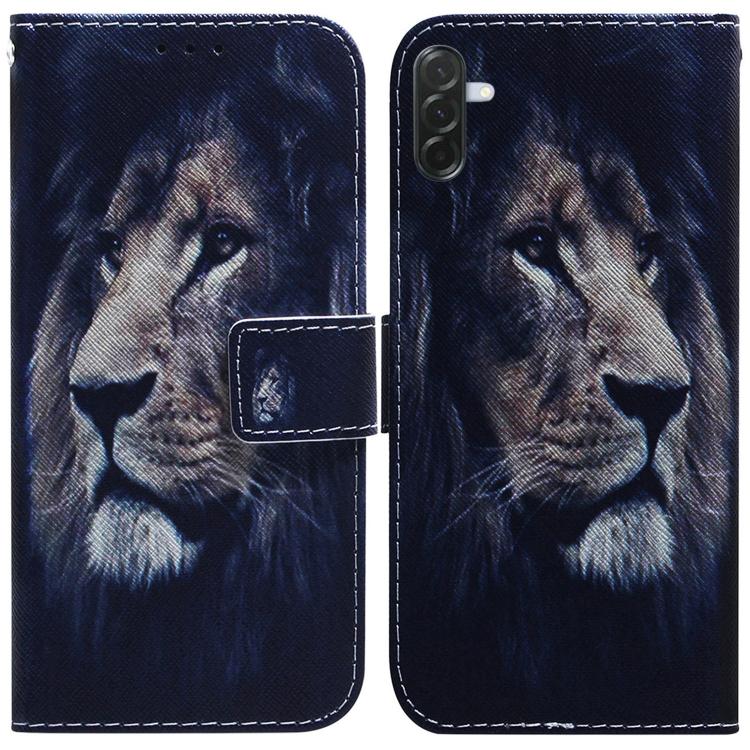 Coloured Drawing Flip Leather Phone Case, For Galaxy A57 5G, For Galaxy A37 5G / A36 5G, For Galaxy A27 5G, For Galaxy A07 4G / A06 4G / 5G, For Galaxy A36 5G / A56 5G, For Galaxy A26 5G, For Galaxy A16 5G