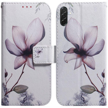 Coloured Drawing Flip Leather Phone Case, For Galaxy A57 5G, For Galaxy A37 5G / A36 5G, For Galaxy A27 5G, For Galaxy A07 4G / A06 4G / 5G, For Galaxy A36 5G / A56 5G, For Galaxy A26 5G, For Galaxy A16 5G