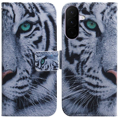 Coloured Drawing Flip Leather Phone Case, For Galaxy A57 5G, For Galaxy A37 5G / A36 5G, For Galaxy A27 5G, For Galaxy A07 4G / A06 4G / 5G, For Galaxy A36 5G / A56 5G, For Galaxy A26 5G, For Galaxy A16 5G