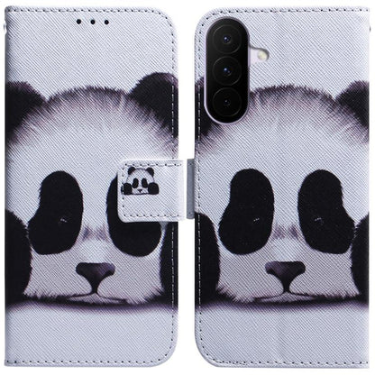 Coloured Drawing Flip Leather Phone Case, For Galaxy A57 5G, For Galaxy A37 5G / A36 5G, For Galaxy A27 5G, For Galaxy A07 4G / A06 4G / 5G, For Galaxy A36 5G / A56 5G, For Galaxy A26 5G, For Galaxy A16 5G