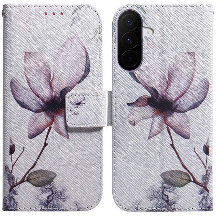Coloured Drawing Flip Leather Phone Case, For Galaxy A57 5G, For Galaxy A37 5G / A36 5G, For Galaxy A27 5G, For Galaxy A07 4G / A06 4G / 5G, For Galaxy A36 5G / A56 5G, For Galaxy A26 5G, For Galaxy A16 5G
