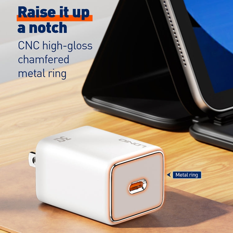 LDNIO A1508C PD30W USB-C / Type-C Fast Charger with 1m 8 Pin Cable