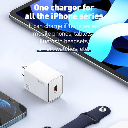 LDNIO A1508C PD30W USB-C / Type-C Fast Charger with 1m Type-C Cable