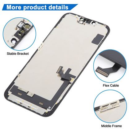 ZY incell HD 1:1 LCD Screen, Remove IC Need Professional Repair, For iPhone 14 Plus(Incell), For iPhone 14 Pro Max(Incell), For iPhone 13 Pro(Incell), For iPhone 12 / 12 Pro(Incell)