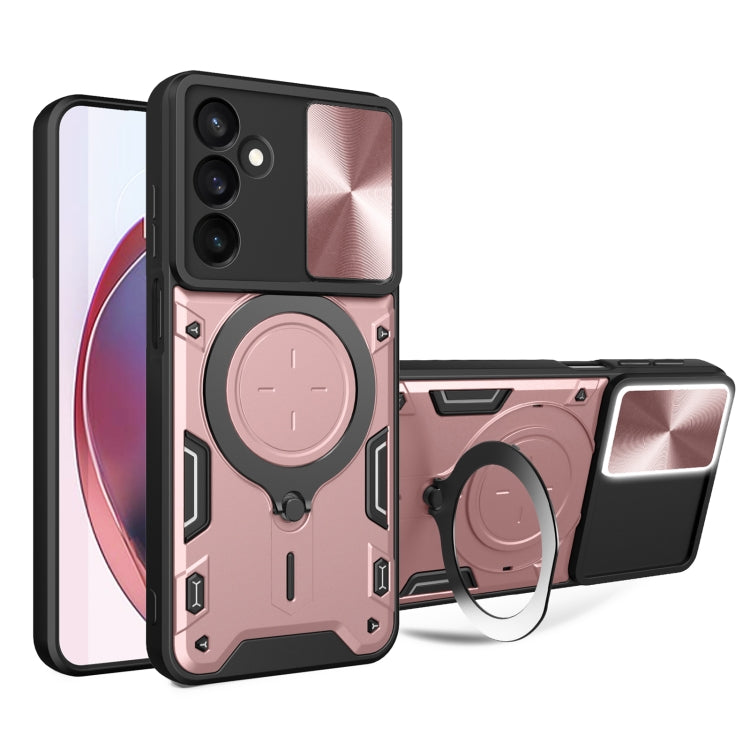 CD Texture Sliding Camshield Magnetic Holder Phone Case, For Galaxy A57 5G, For Samsung Galaxy A37 5G, For Galaxy A27 5G, For Samsung Galaxy A06 5G, For Samsung Galaxy A56 5G, For Samsung Galaxy A26 5G, For Samsung Galaxy A36 5G, For Samsung Galaxy A16...