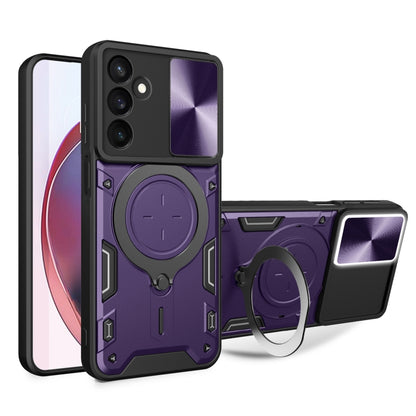 CD Texture Sliding Camshield Magnetic Holder Phone Case, For Galaxy A57 5G, For Samsung Galaxy A37 5G, For Galaxy A27 5G, For Samsung Galaxy A06 5G, For Samsung Galaxy A56 5G, For Samsung Galaxy A26 5G, For Samsung Galaxy A36 5G, For Samsung Galaxy A16...
