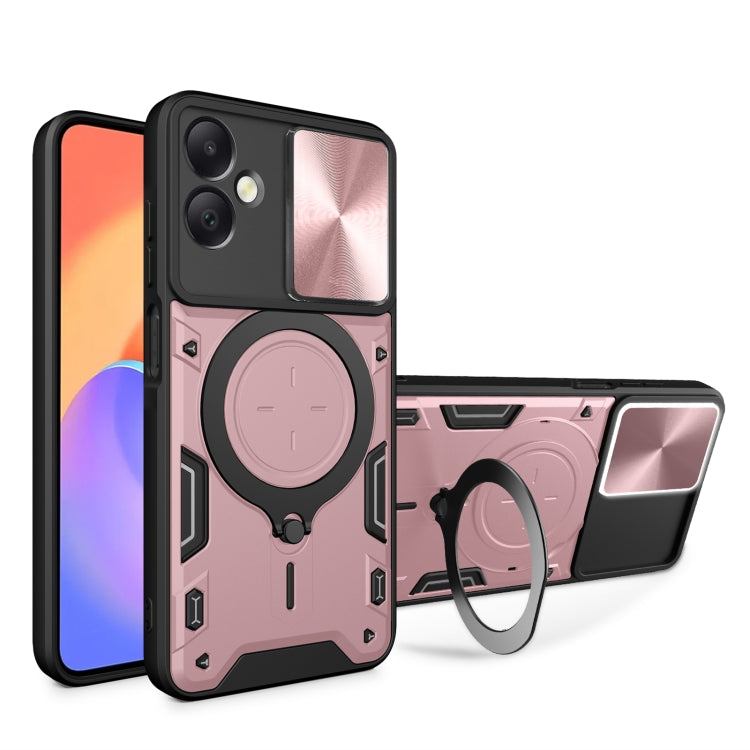 CD Texture Sliding Camshield Magnetic Holder Phone Case, For Galaxy A57 5G, For Samsung Galaxy A37 5G, For Galaxy A27 5G, For Samsung Galaxy A06 5G, For Samsung Galaxy A56 5G, For Samsung Galaxy A26 5G, For Samsung Galaxy A36 5G, For Samsung Galaxy A16...