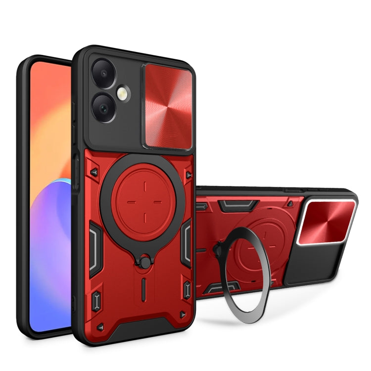 CD Texture Sliding Camshield Magnetic Holder Phone Case, For Galaxy A57 5G, For Samsung Galaxy A37 5G, For Galaxy A27 5G, For Samsung Galaxy A06 5G, For Samsung Galaxy A56 5G, For Samsung Galaxy A26 5G, For Samsung Galaxy A36 5G, For Samsung Galaxy A16...