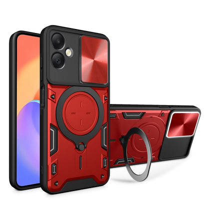 CD Texture Sliding Camshield Magnetic Holder Phone Case, For Galaxy A57 5G, For Samsung Galaxy A37 5G, For Galaxy A27 5G, For Samsung Galaxy A06 5G, For Samsung Galaxy A56 5G, For Samsung Galaxy A26 5G, For Samsung Galaxy A36 5G, For Samsung Galaxy A16...