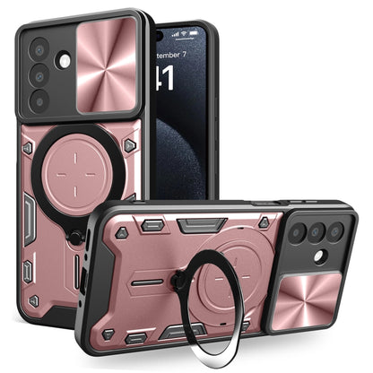 CD Texture Sliding Camshield Magnetic Holder Phone Case, For Galaxy A57 5G, For Samsung Galaxy A37 5G, For Galaxy A27 5G, For Samsung Galaxy A06 5G, For Samsung Galaxy A56 5G, For Samsung Galaxy A26 5G, For Samsung Galaxy A36 5G, For Samsung Galaxy A16...