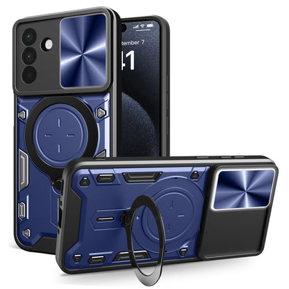 CD Texture Sliding Camshield Magnetic Holder Phone Case, For Galaxy A57 5G, For Samsung Galaxy A37 5G, For Galaxy A27 5G, For Samsung Galaxy A06 5G, For Samsung Galaxy A56 5G, For Samsung Galaxy A26 5G, For Samsung Galaxy A36 5G, For Samsung Galaxy A16...