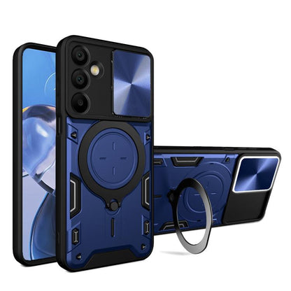 CD Texture Sliding Camshield Magnetic Holder Phone Case, For Galaxy A57 5G, For Samsung Galaxy A37 5G, For Galaxy A27 5G, For Samsung Galaxy A06 5G, For Samsung Galaxy A56 5G, For Samsung Galaxy A26 5G, For Samsung Galaxy A36 5G, For Samsung Galaxy A16...