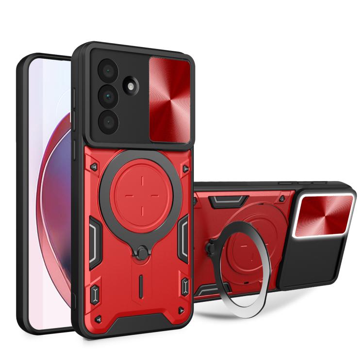 CD Texture Sliding Camshield Magnetic Holder Phone Case, For Galaxy A57 5G, For Samsung Galaxy A37 5G, For Galaxy A27 5G, For Samsung Galaxy A06 5G, For Samsung Galaxy A56 5G, For Samsung Galaxy A26 5G, For Samsung Galaxy A36 5G, For Samsung Galaxy A16...