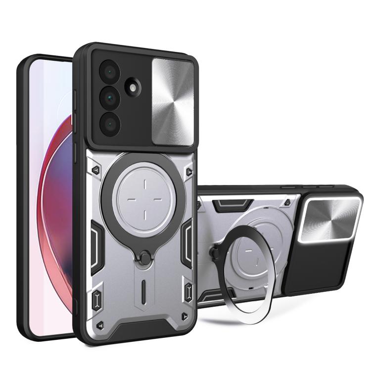 CD Texture Sliding Camshield Magnetic Holder Phone Case, For Galaxy A57 5G, For Samsung Galaxy A37 5G, For Galaxy A27 5G, For Samsung Galaxy A06 5G, For Samsung Galaxy A56 5G, For Samsung Galaxy A26 5G, For Samsung Galaxy A36 5G, For Samsung Galaxy A16...